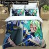 3D Anime Genshin Impact Bedding Set,Duvet Cover Comforter Bed Set Quilt Cover Pillowcase,King Queen Twin Size Boys Girls Adults