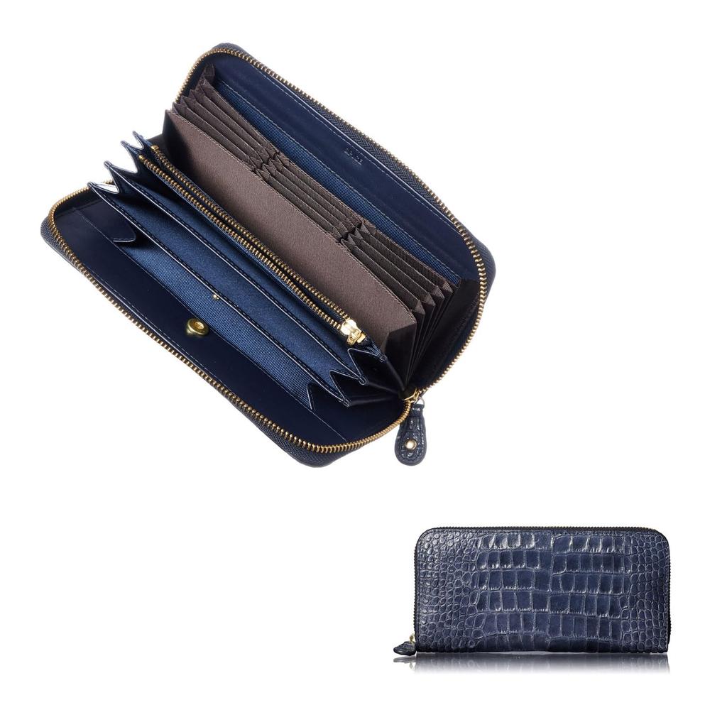 FRANCK ROSSINI Long Made with Italian LIFE Calfskin Featured in anan and Easy to with Vertical Card and a Large Coin A Perfect Day Boxed Women's