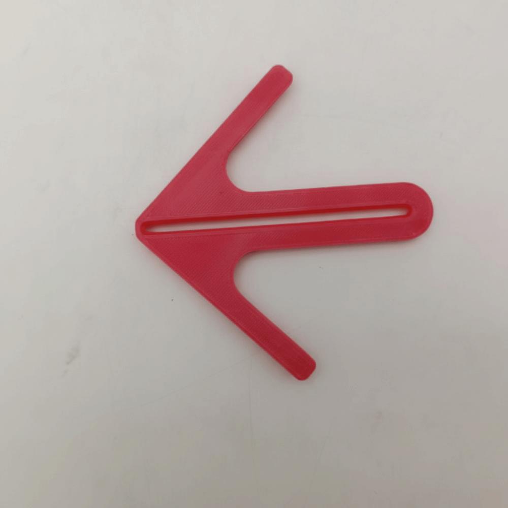 Recyclable Plastic Center Finder Tool Portable Design Compact Size Milling Machine Center Gauge Safe Materials Manual Operation