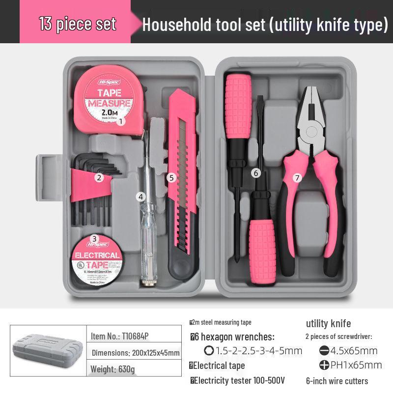 Complete Home Repair Tool Set: Wrench, Screwdriver, Pliers, & More