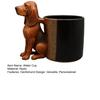 Dachshund Coffee Mug Handcrafted Bulldog Mug Funny Resin Animal Mug Personalized Gift for Dog Lovers
