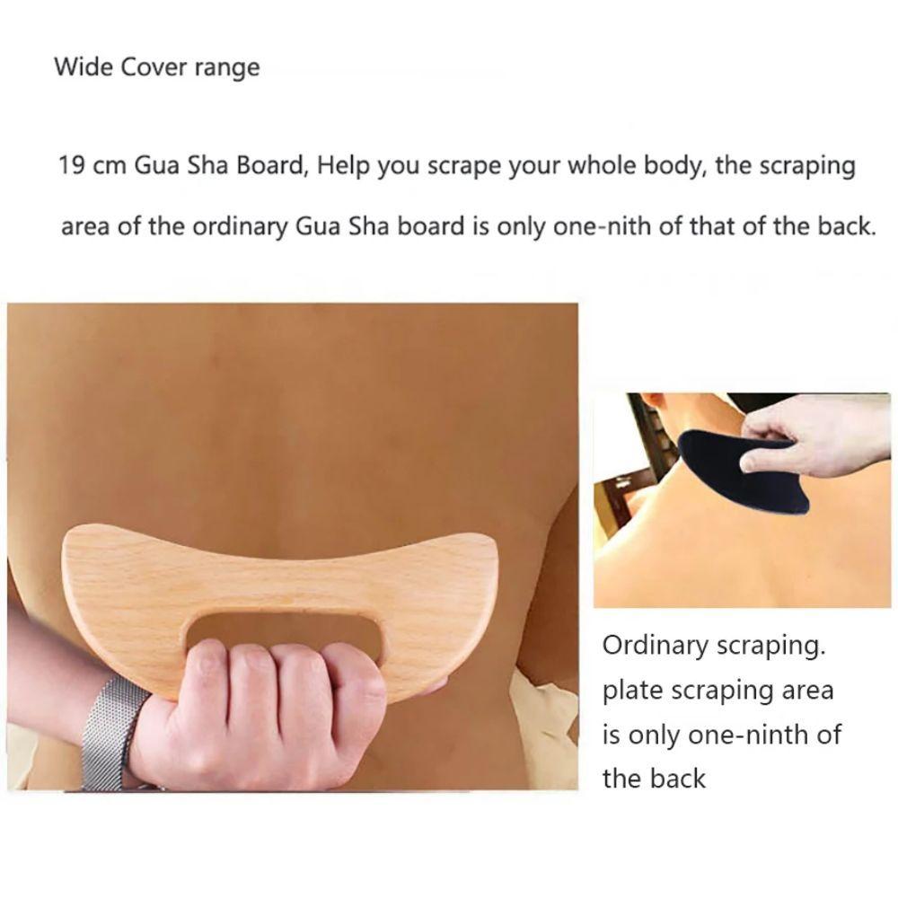 Dřevěná Gua Sha škrabka Masážní pomůcka Hubnutí Guasha masážní deska Gua Sha škrabka Tělová masážní terapeutická pomůcka