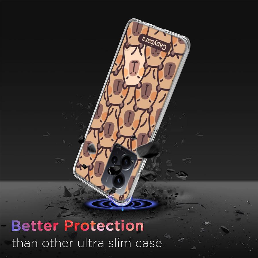 Cute Cartoon Capybara Phone Case For Redmi 12 13C 12C 15C 9 10 10C Note 13 Pro Plus 14 15 Pro 9T 9C 9A TPU Soft Cover Clear Cell