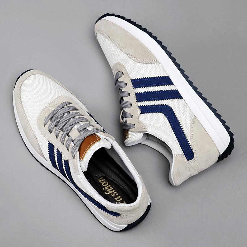 Men's shoes 2025 spring and summer new breathable sports shoes foreign trade comfortable inner height increase German training shoes large size c