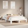 VidaXL Bed Frames Without Mattress White 150x200 Cm Solid Pine Wood 3308736