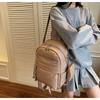 Backpack Women's Simple New Fashion Daily Versatile Trend Large Capacity Leisure Travel Backpack