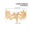 Exaggerated Boho Open Cuff Bracelet 2025 New Trend Geometric Metal Opening Adjustable Starfish Wide Bangles for Women Arm Bracelets Jewelry