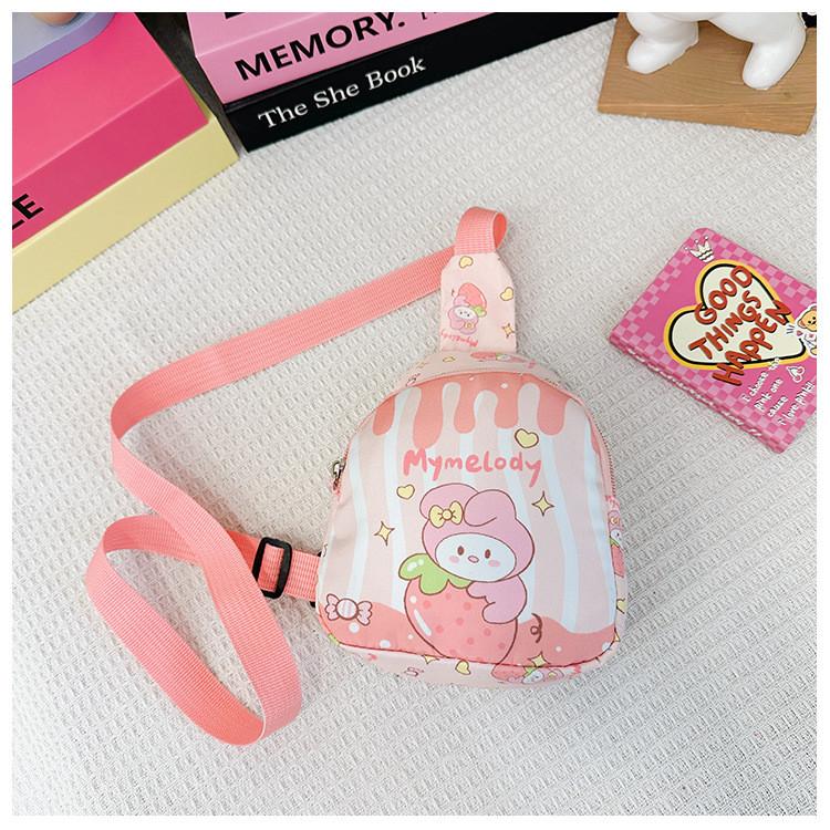 Melody Chest Pompomurin Bag Anime Cartoon Printed Childrens Shoulder Bag