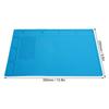 Scale Ruler Watch Repair Mat Blue Silicone Soldering Mat Soft Rubber Watchmaker Pad  Soldering Work