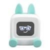 Desktop Small TV Robot Smart   Spker Alarm Clock Ornament with 2.01 Inch Screen GIF Album Mode 3000mah Battery for Bedroom Home