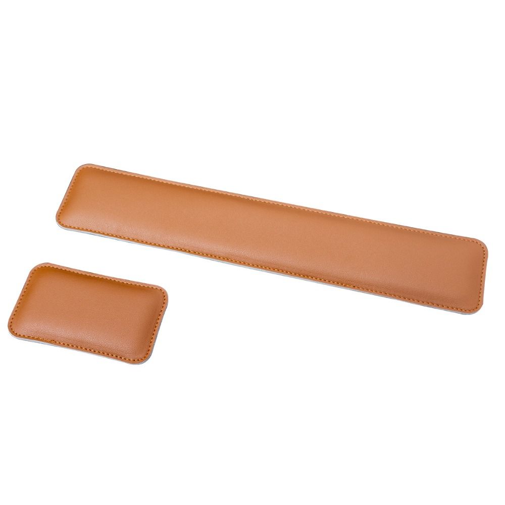 Leather Keyboard Wrist Pad Large Computer Keyboard Desk Pad Durable Leather Mouse Pad Desktop