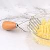 Leeseph Potato Smasher, 430 Stainless Steel Potato Masher Tool with Wooden Handle, Vegetable Masher for Cooking Kitchen Gadget