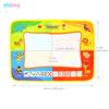 Magic Water Drawing Board &2 Pens Water Doodle Mat Educational Water Coloring Book Writing Toys Gift Toys For Kids )