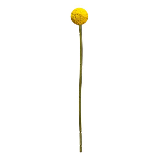 Yousheng Artificial Flower Ball Realistic UV Resistant Fake Chrysanthemums Ball Wedding Party Indoor Outdoor Table Centerpiece Faux Dandelion