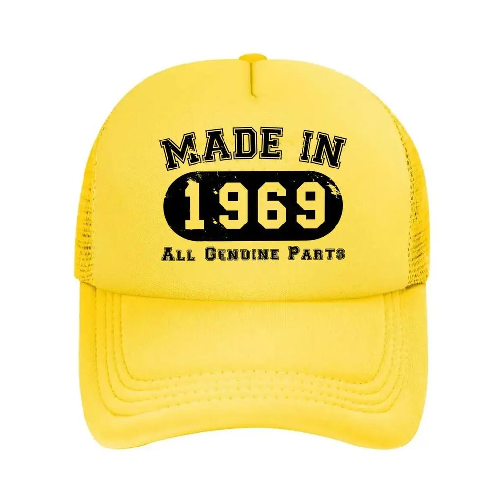 1969 Made Retro - Inspired, Vintage Year Tribute Design Mesh Baseball Cap