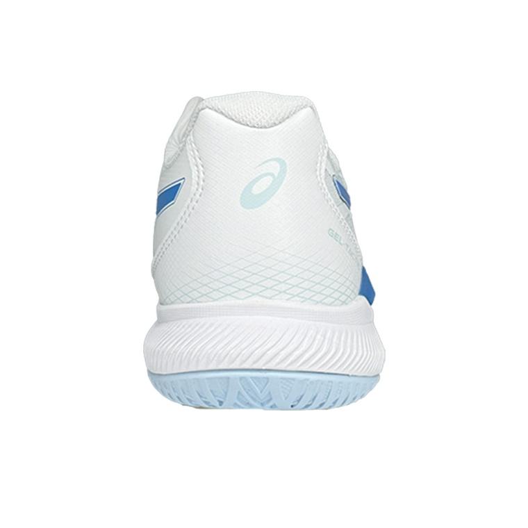 Asics Gel Tactic 12 2E Wide White Blue Coast Unisex Sneakers 1073A071-103