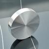 6 Stuks Dikke Aluminium Cirkelschijven Glasplaten Adapter Glad Oppervlak Ronde Aluminiumlegering Schijven voor Glazen Tafelblad Conversie