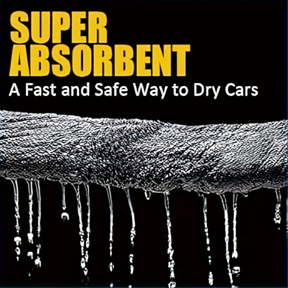 Velký mikrovláknový ručník na sušení auta 600 GSM pro mytí auta bez šmouh