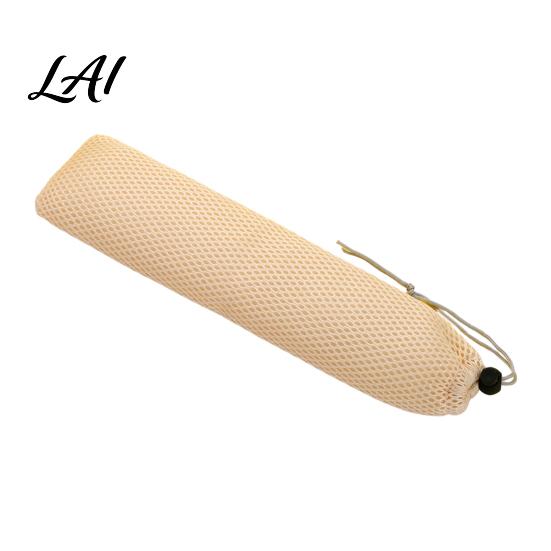 Reusable Straw Carrying Case Mesh Cutlery Drawstring Bag for Straws And Chopsticks Portable Breathable Polyester Lightweight Sleeve Camping