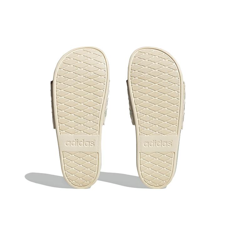 Adidas Adilette Comfort Slide 'White Linen Green' Women's H03620
