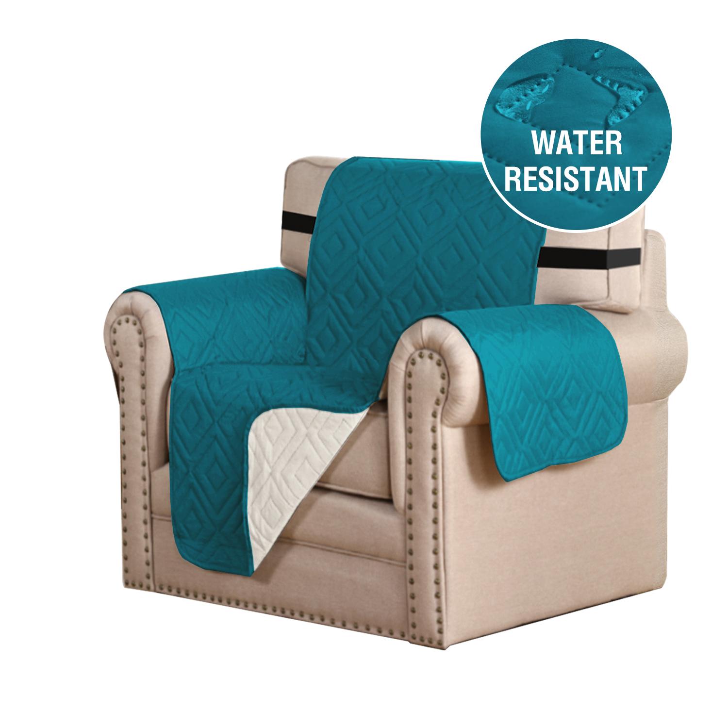 Housse de Canapé Inclinable 1/2/3/4 Places Hydrofuge Coussin de Canapé Couleur Unie Relax Fauteuil Inclinable Housse Serviette de Canapé Housses de Fauteuil 1 Seater