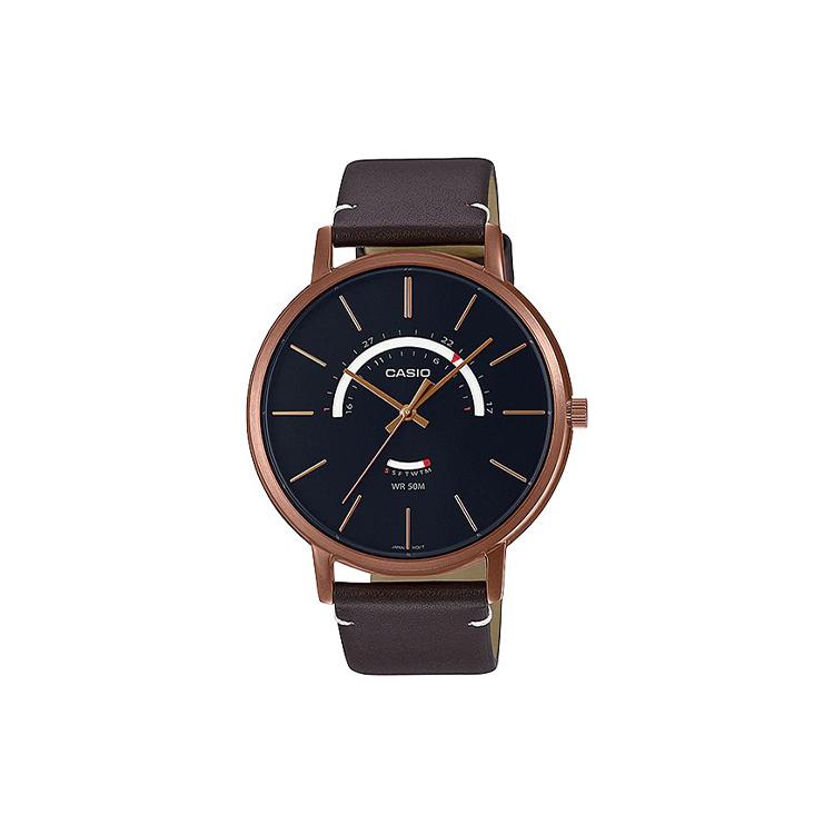 CASIO Men Standard Series Black Watch MTP-B105RL-1AV MTP-B105RL-1AV Brown Watch Case