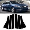 Car Central Middle Column PC Window Trims Decoration B C Pillar Strip Car Good for Hyundai Sonata 2015-2019