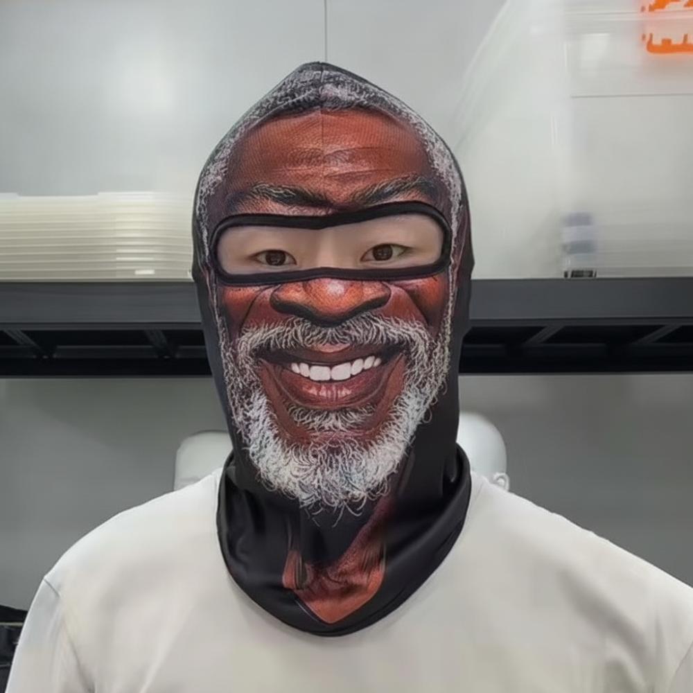 Elderly Man Old Man Balaclava Face Mask Full Coverage Funny Ski Mask Outdoor/Cycling/Pranks/Party