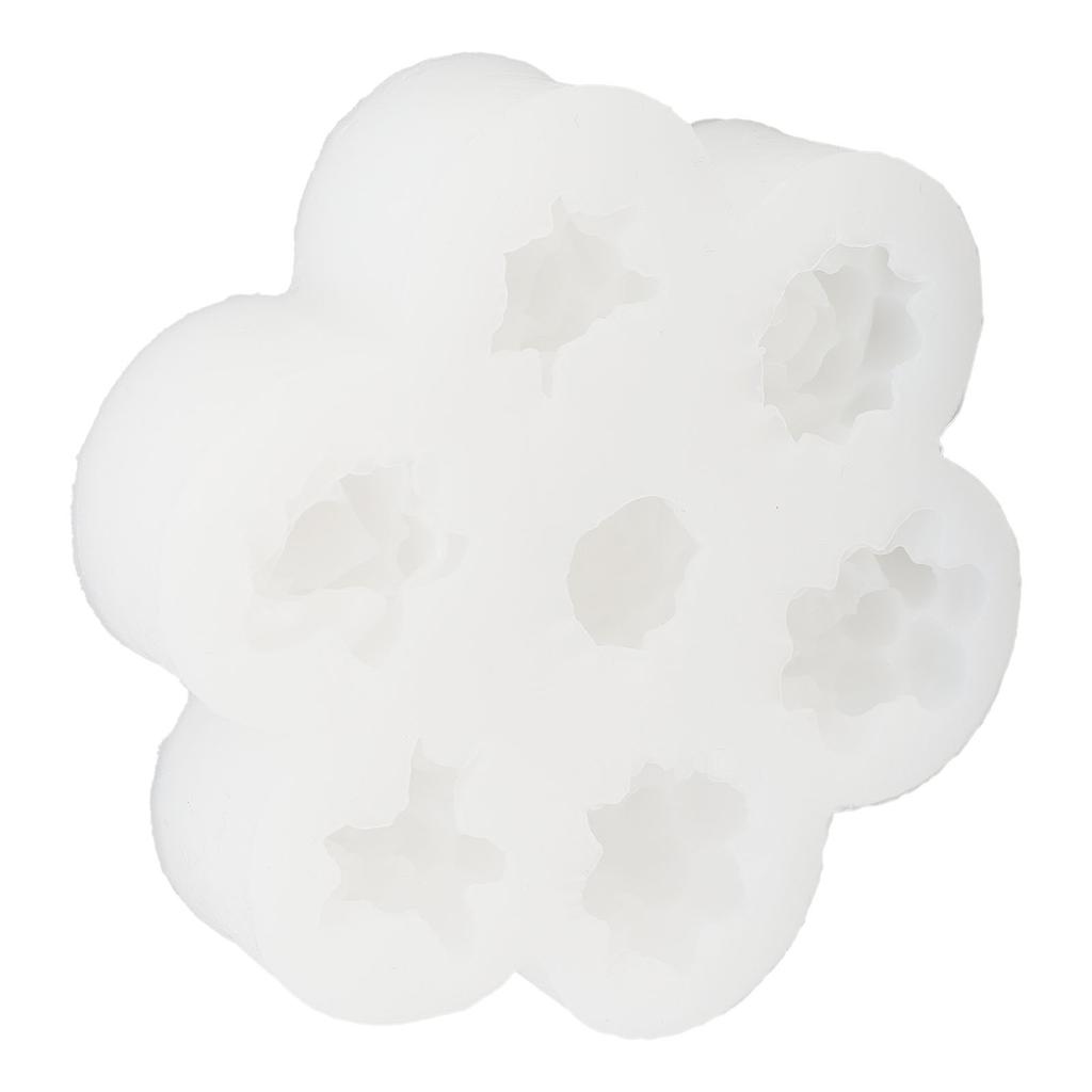 Succulent Silicone Model 7 Hole Multifunctional Succulent Cake Decorating Model for Candy