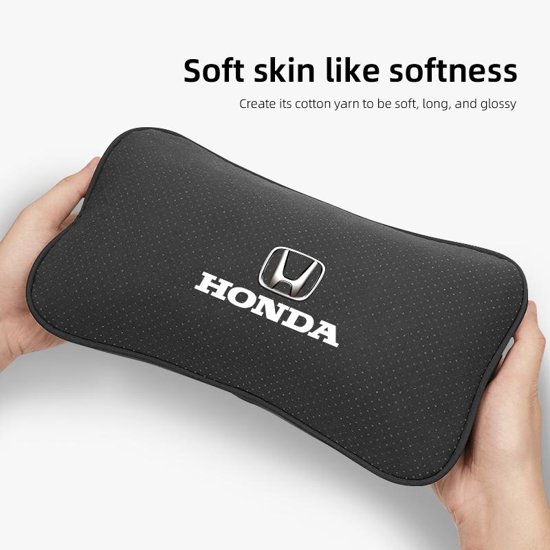 mrvzl3 Car Headrest Neck Support Comfortable Pillow Seat Waist Cushion For Honda Civic FIT Accord Prelude CRV 5th City CRZ CRX Jazz HRV