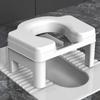 Convertitore WC a Sgocciolatoio Stabile sopra WC NonScivoloso Vasca per Accovacciarsi Sgabello Sedile per