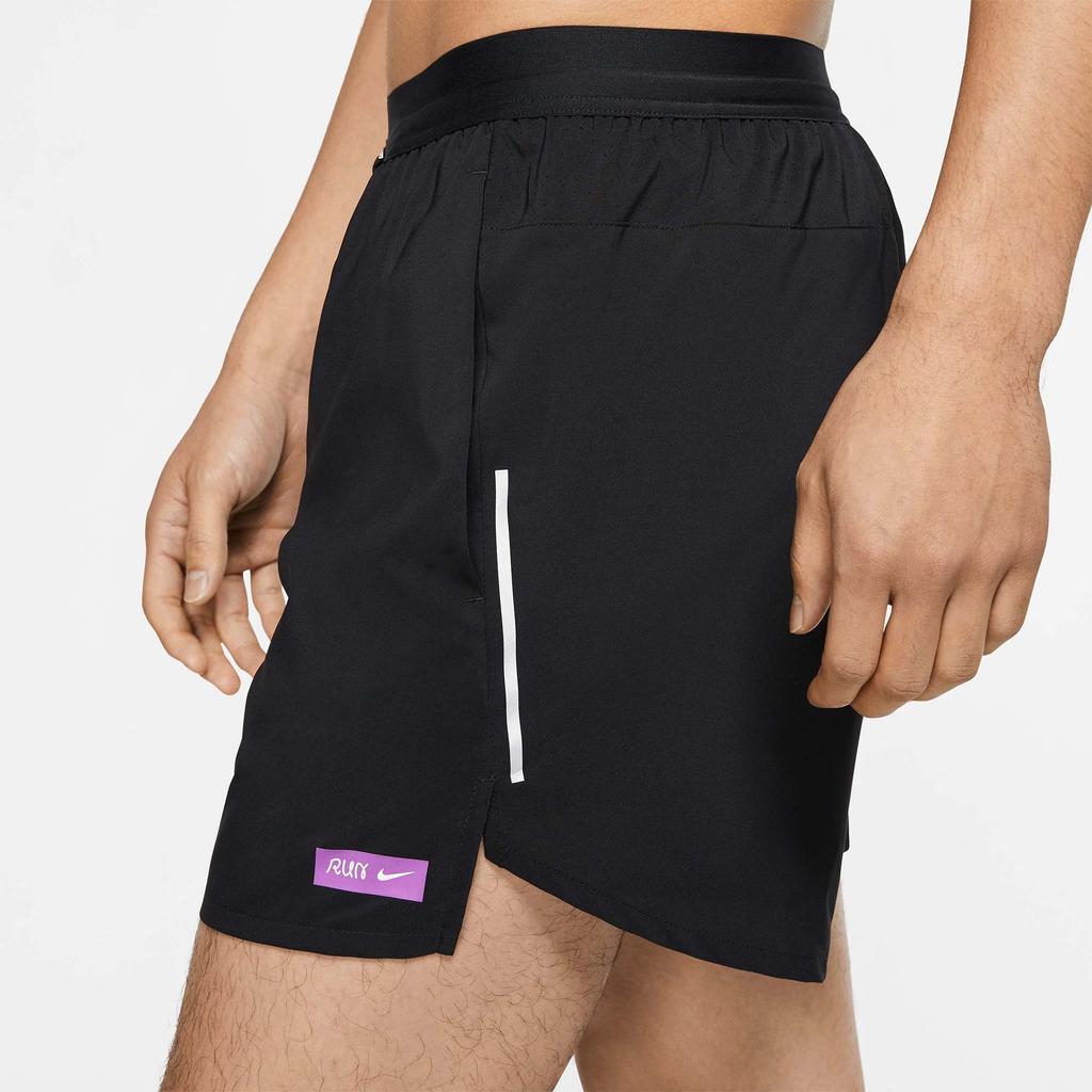 Nike Flex Stride Running Training Gym Shorts with Breathability and Reflectivity Men Bottoms Black CT2846-010