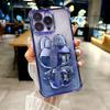 Shockproof Glitter Phone Case For Huawei Nova 13 Pro 12 11 10 9 8 7 6 5 Pro SE Invisible Makeup Mirror Rabbit Stand Soft Cover