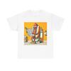 Unisex Adult T Shirt Hotdog Toilet Humor Cartoon Artwork
