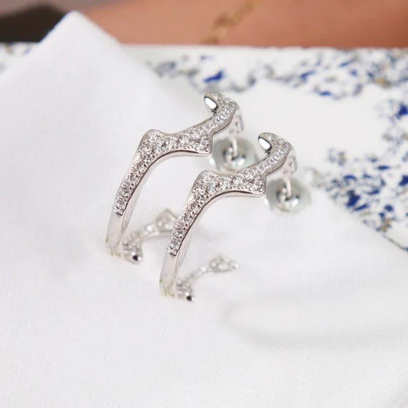 Musla Vintage Hot Sale Earrings for Women Fine Quality Vine Zircon Eardrop Luxury Jewelry Fashion Designer Women's Ear Stud