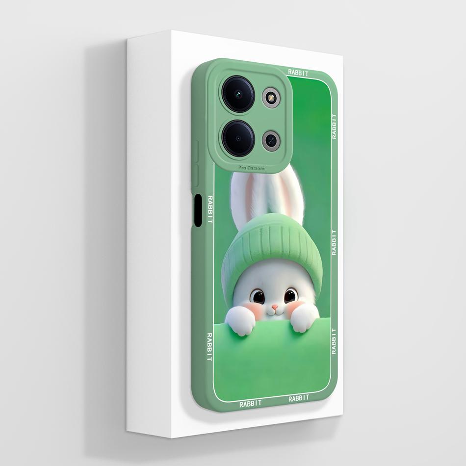 

For Redmi 15C 4G 5G Phone Case Funny Animals Soft Smooth Liquid Silicone High Quality Housing For Redmi 15 C Shockproof Cover Redmi 15C 4G -Global