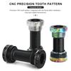 BB68-73mm Bicycle Bottom Bracket Adapter Crank 1.37/24mm For Road Bike Hollowtech Central Axis Aluminum Alloy MTB Accessories