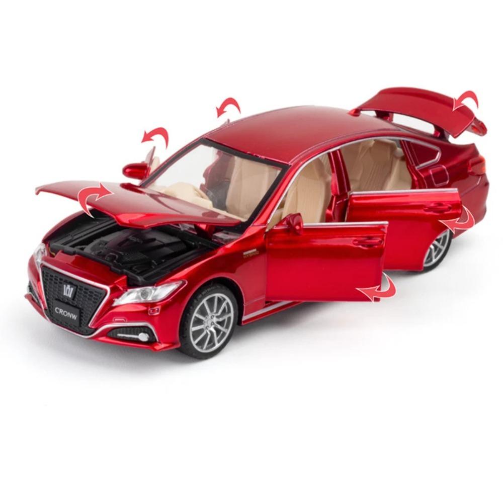 1/32 Toyota CROWN Alloy Car Model Diecasts & Toy Vehicles Metal Toy Car Model Simulation Sound Light Collection Gift