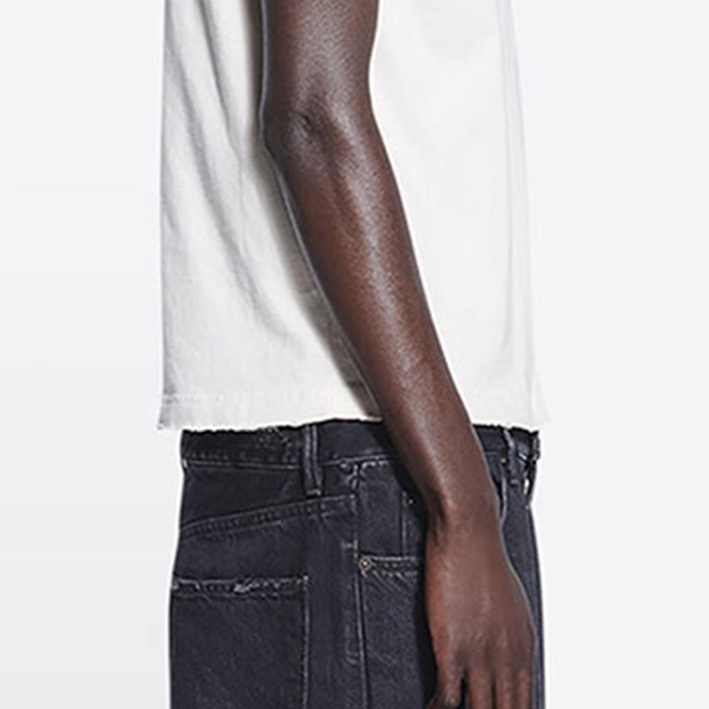Balenciaga x RuPaul Jointly Signed FW21 Letter Printing Round Collar Male White Men's 670943TLV579057