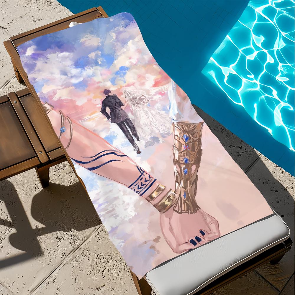 love game deepspace Towel Beach Quick Dry Soft Pool Towels Gift for Travel Gym Shower Camping sports