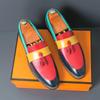 Mens Flat Bottomed Loafer Europe America Trendy Party Dress Shoes Man Men's Outdoor Driving Commuting Shoes for Men