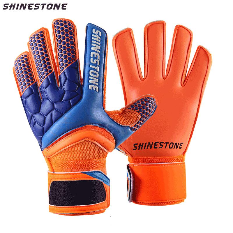 

Hot Sale Soccer Gloves Thickened Latex Goalkeeper Gloves Finger Protection Adults Children Football Competition Training Glove Children Size7
