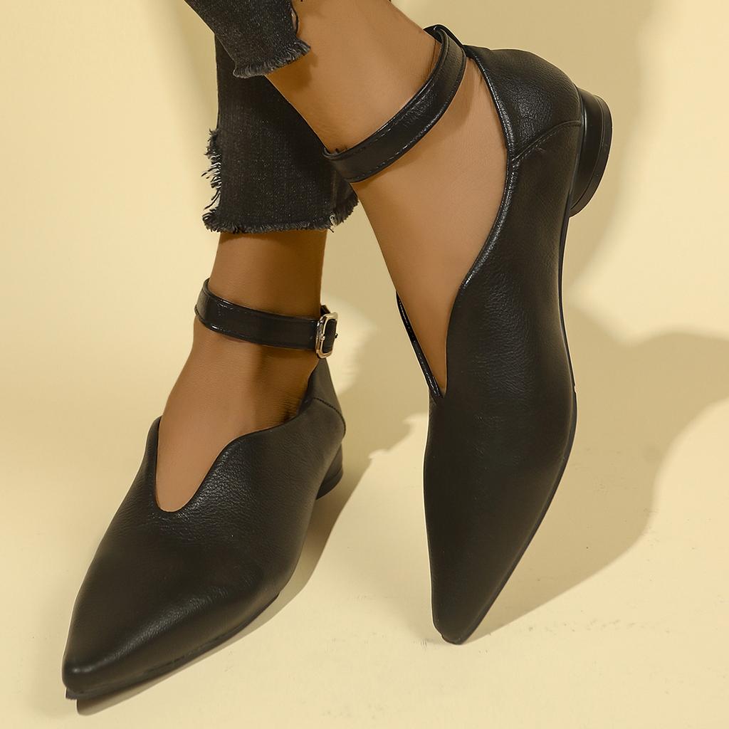 Women Flats Spring Pointed Toes Mary Jane Shoes Women Fashion Shallow Mouth  Casual Soft Sole Flat Women Shoes Zapatos De Mujer