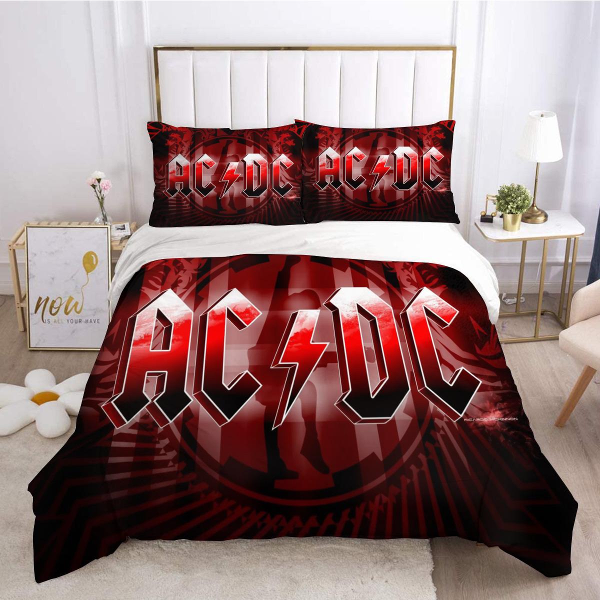

American Rock Band Bedding Home Textiles Three-Piece Quilt Cover Digital Printing UK Single 135 * 200cm two-piece set (90g)