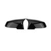 Rearview Mirror Cover Cap for 220i 328i 420i F20 F21 F22 F30 F32 F33 F36 X1 Glossy Black