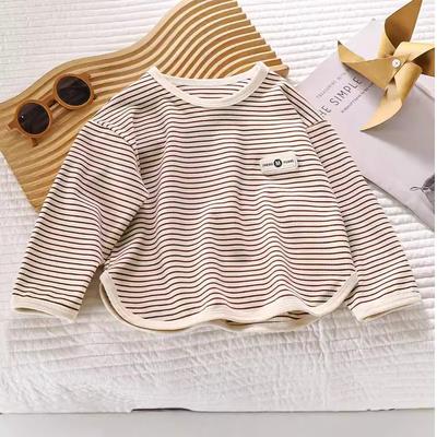 Kinder Sweatshirt für Kleinkind Streifen Jungen Mädchen Oberteil Kleidung Herbst Baumwolle Langarm T-Shirt Kinderkleidung Jungen Mädchen Kleidung Frühling Herbst