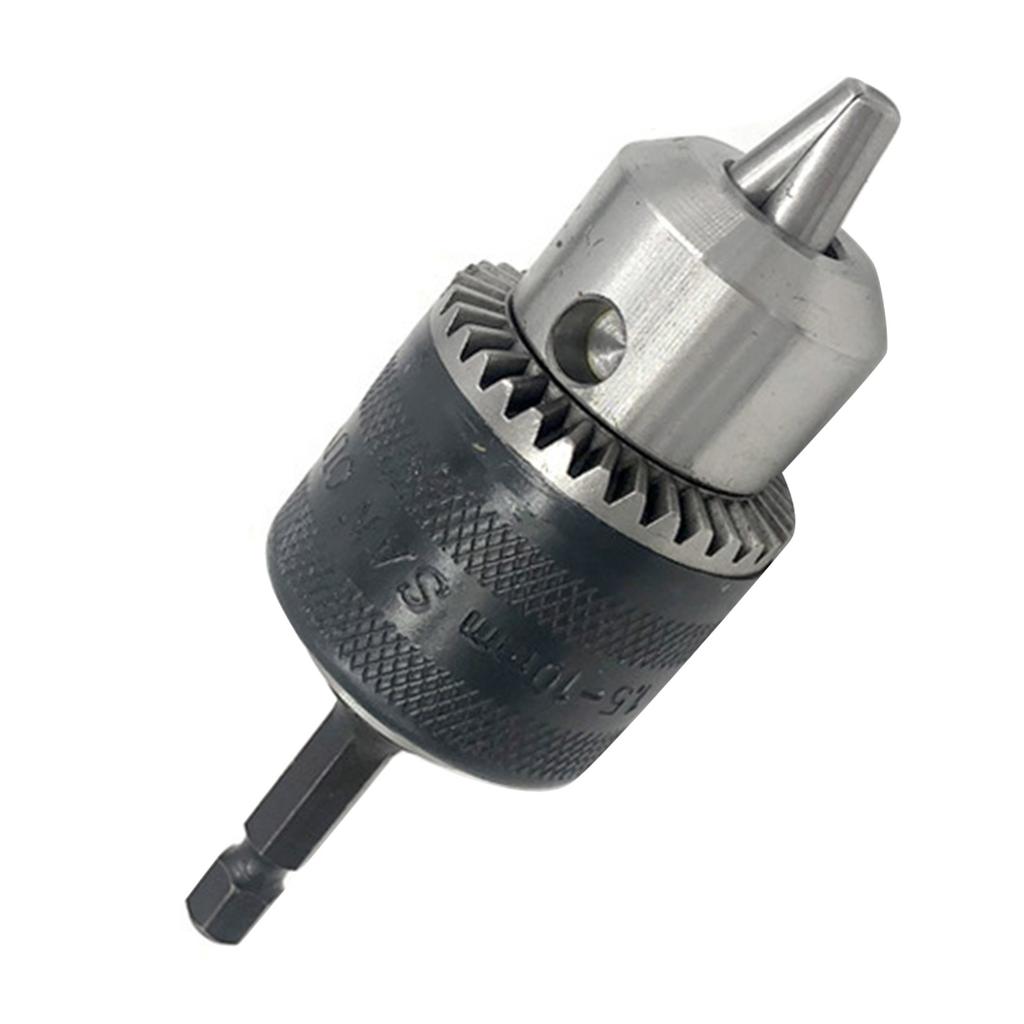 Heavy Duty Hexagonal Shank Drill Chucks Adapter Converter for Electric Tool No Wrenches Need ABS Materials Fast Release
