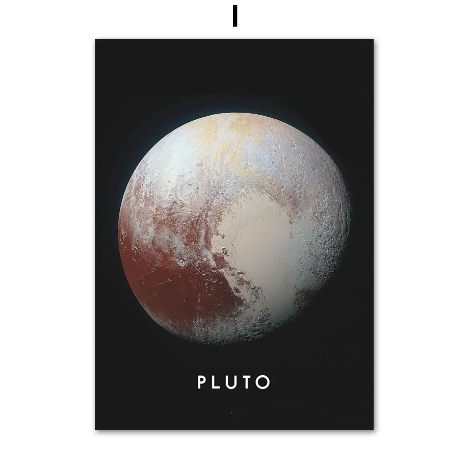 Σκανδιναβικές Αφίσες Και Εκτυπώσεις Ηλιακό Σύστημα ΠΛΟΥΤΩΝΑΣ ΑΡΗΣ ΓΗ ΚΡΟΝΟΣ ΕΡΜΗΣ Τέχνη Τοίχου Ζωγραφική σε Καμβά Διακόσμηση Εικόνες Για Σαλόνι