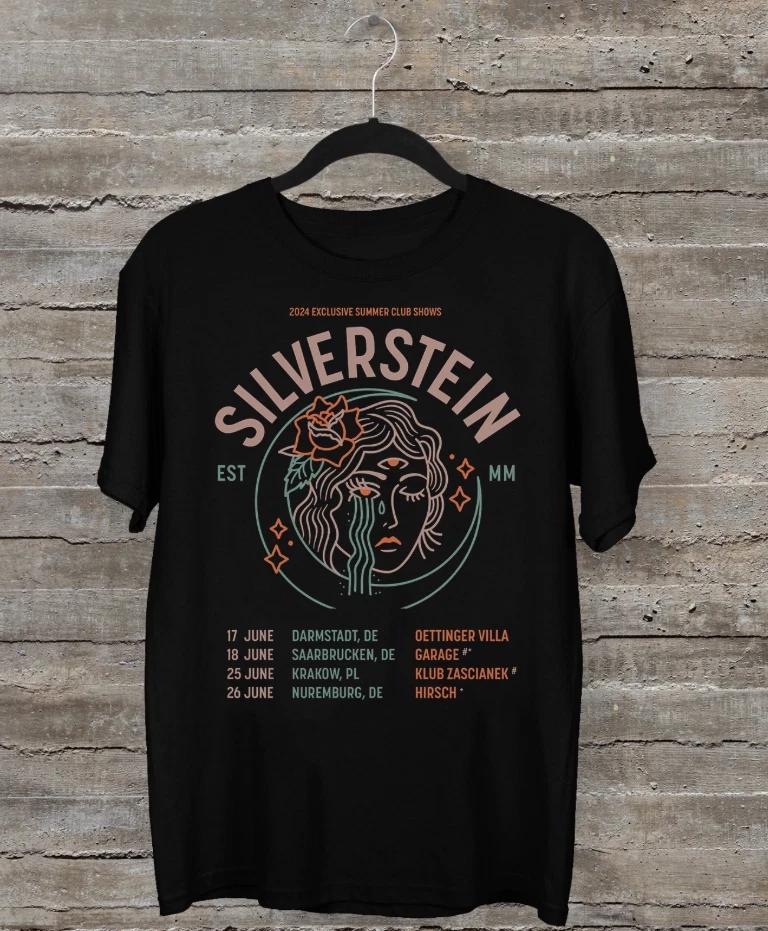 Rare Silverstein Band Cotton Short Sleeve Gift For Fan S to 5XL T shirt L