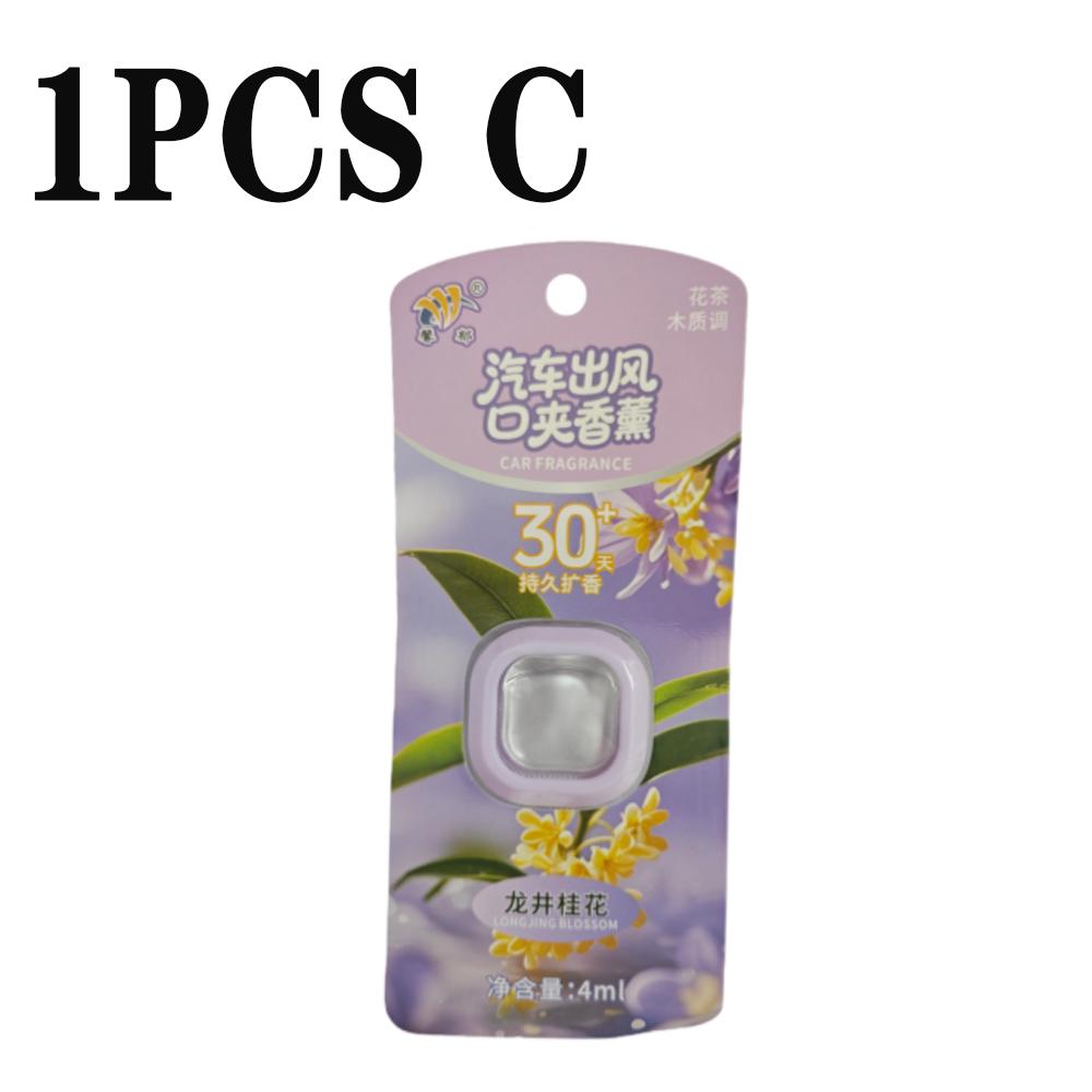 

1pc Car Aromatherapy Breathable Film Air Conditioning Vent Clip Long-Lasting Odor Removal Inside The Cars Decorative Accessories